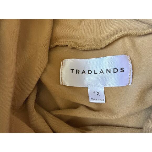 Tradlands Monty Tan Boxy Turtleneck Shirt Size 1X - Picture 5 of 5